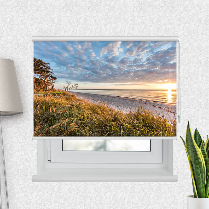 Fotorollo Sonnenuntergang am Meer