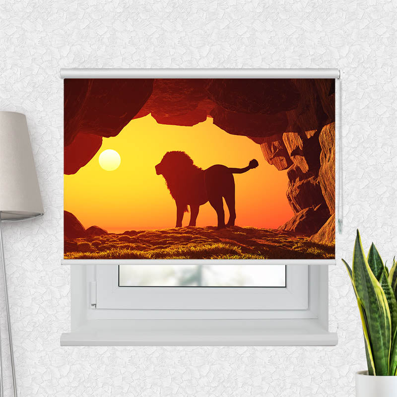 Fotorollo Loewe Sonnenuntergang