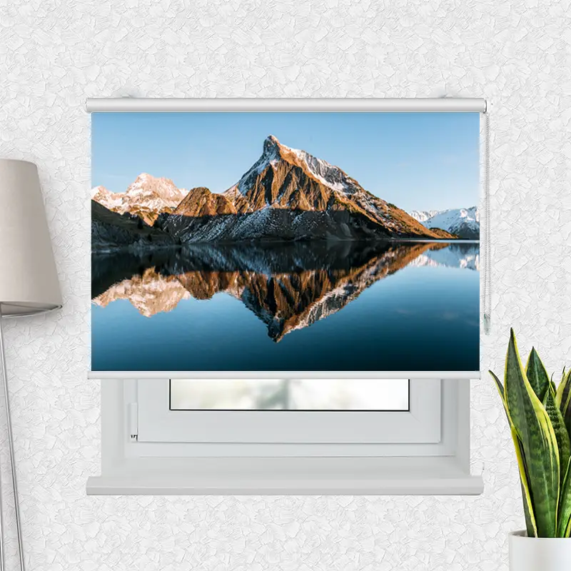 Fotorollo Sonnenuntergang Am Bergsee