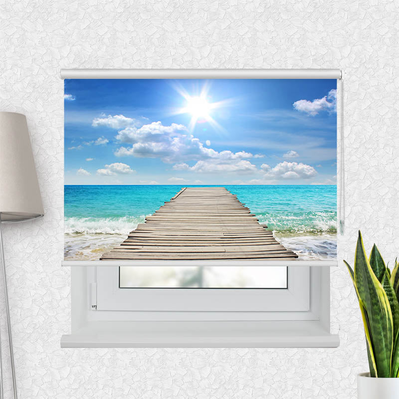 Fotorollo Steg ins Meer