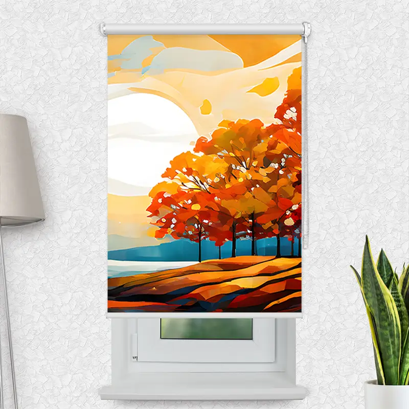 Motivrollo "Herbstbaeume" | Bis B 430 x H 440 cm