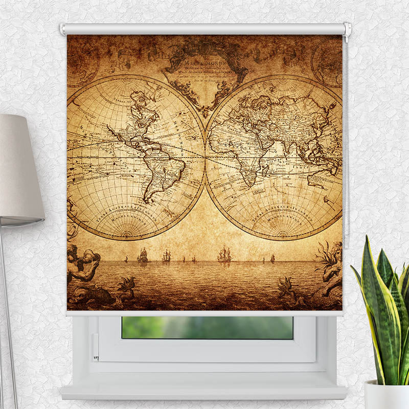 Fotorollo Vintage Map