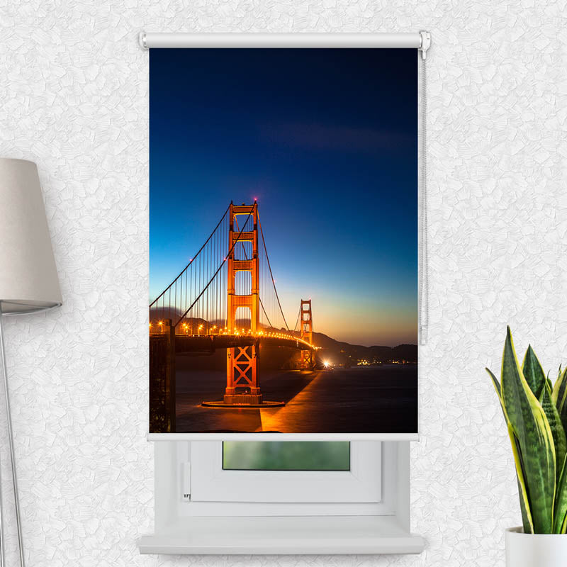 Fotorollo Golden Gate Bridge Nacht