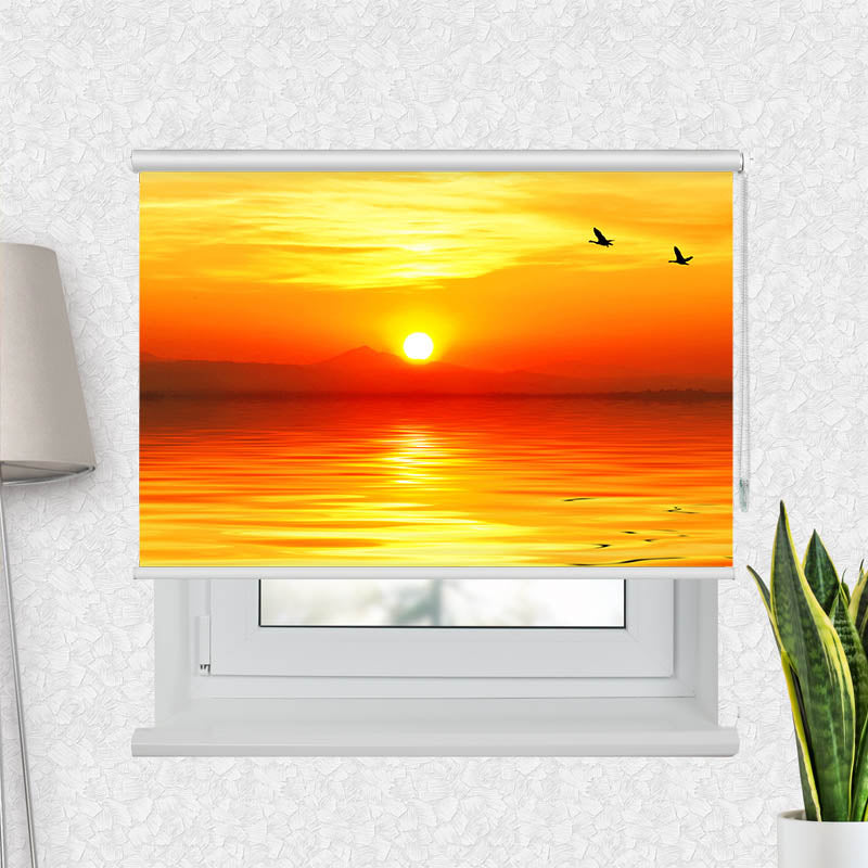 Fotorollo Sonnenuntergang Meer