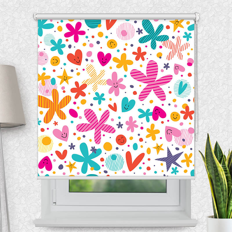 Fotorollo Herzen und Sterne