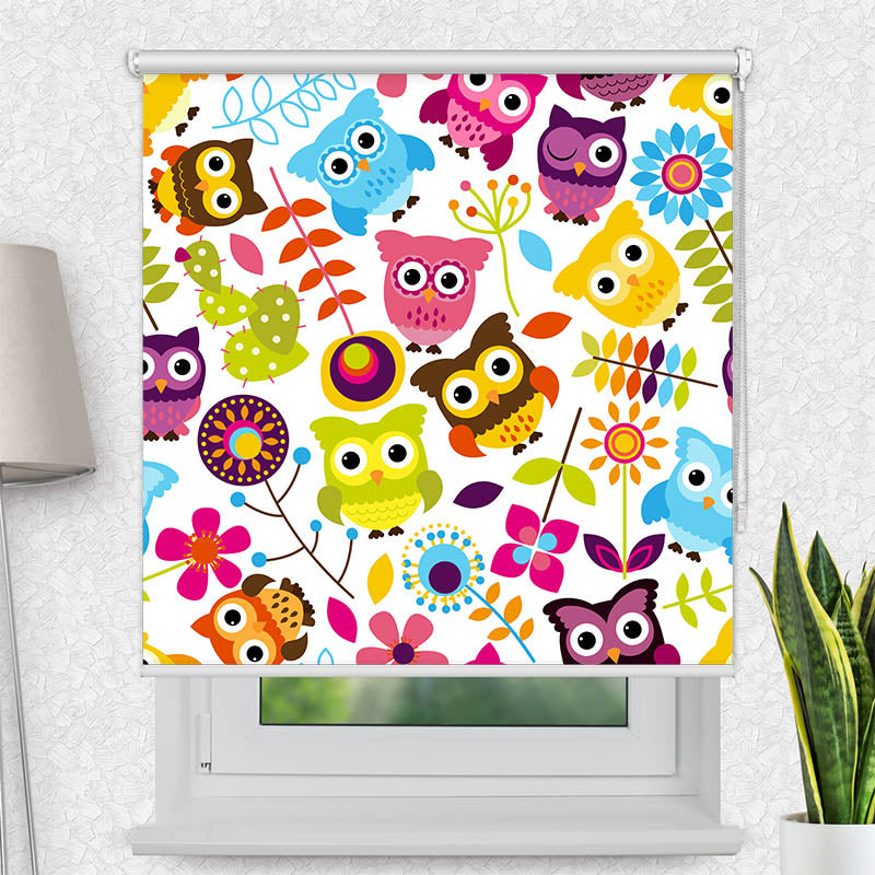 Fotorollo Eulen Grafik