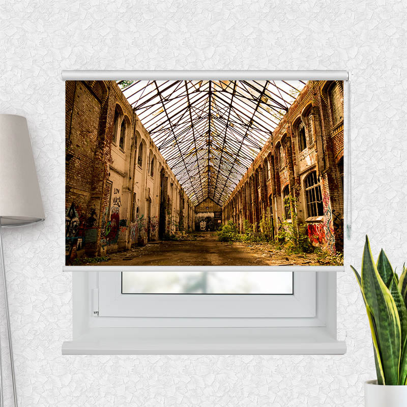 Fotorollo Verlassene Fabrikhalle in Leipzig