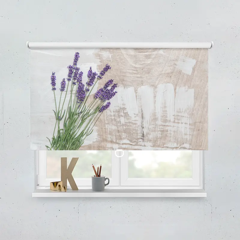 Spring Rollo Motiv Lavendel Shabby Chic Vintage