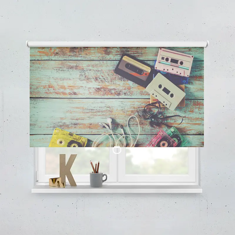 Spring Rollo Motiv Retro Kassetten