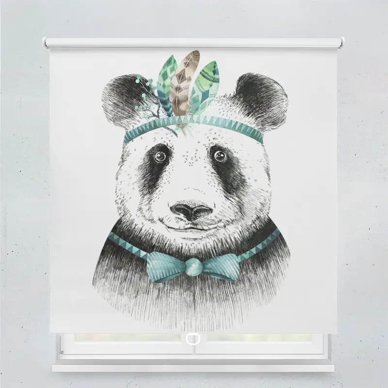 Spring Rollo Motiv Panda Zeichnung