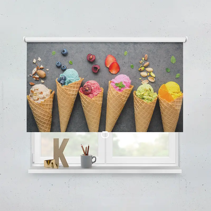 Spring Rollo Motiv Eiswaffeln