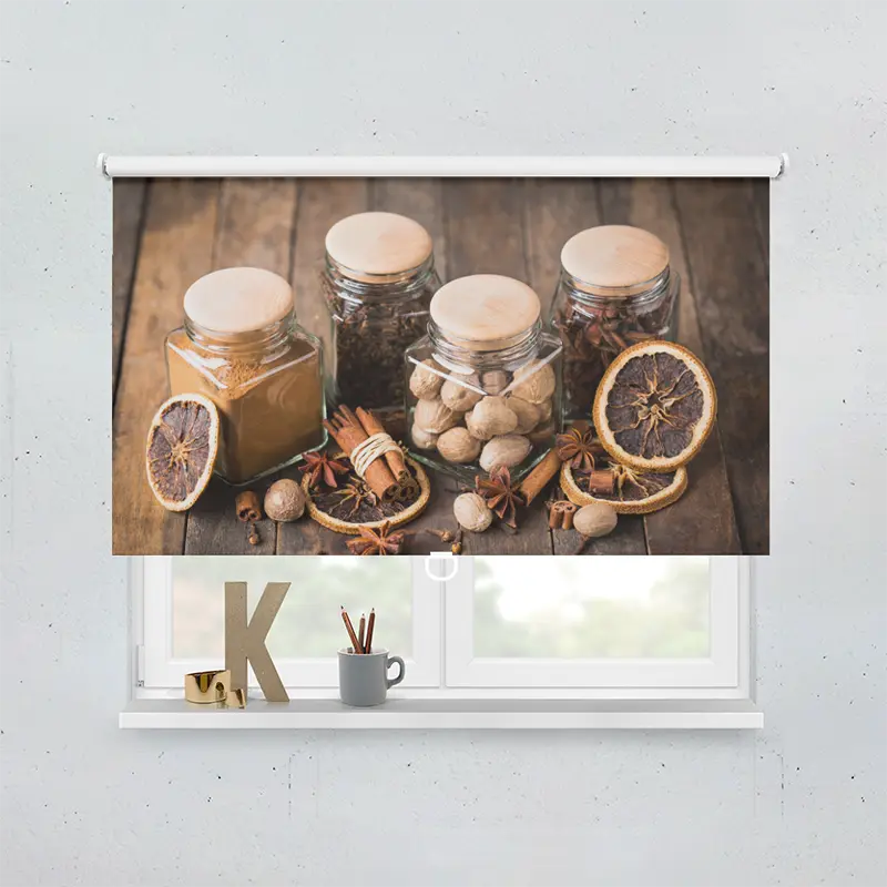 Spring Rollo Motiv Gewuerze Im Glas