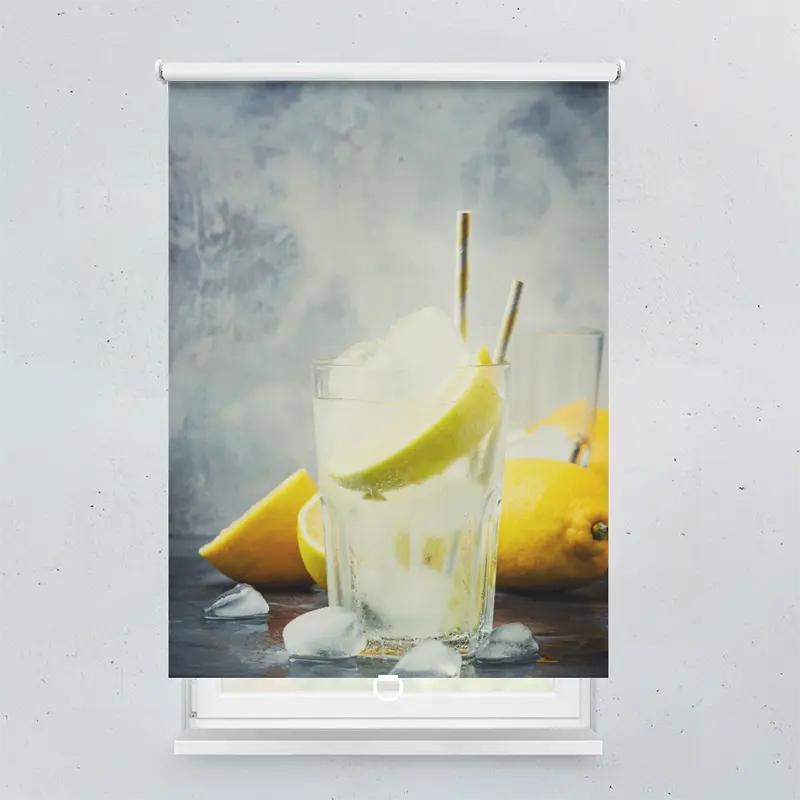 Spring Rollo Motiv Frische Zitronen