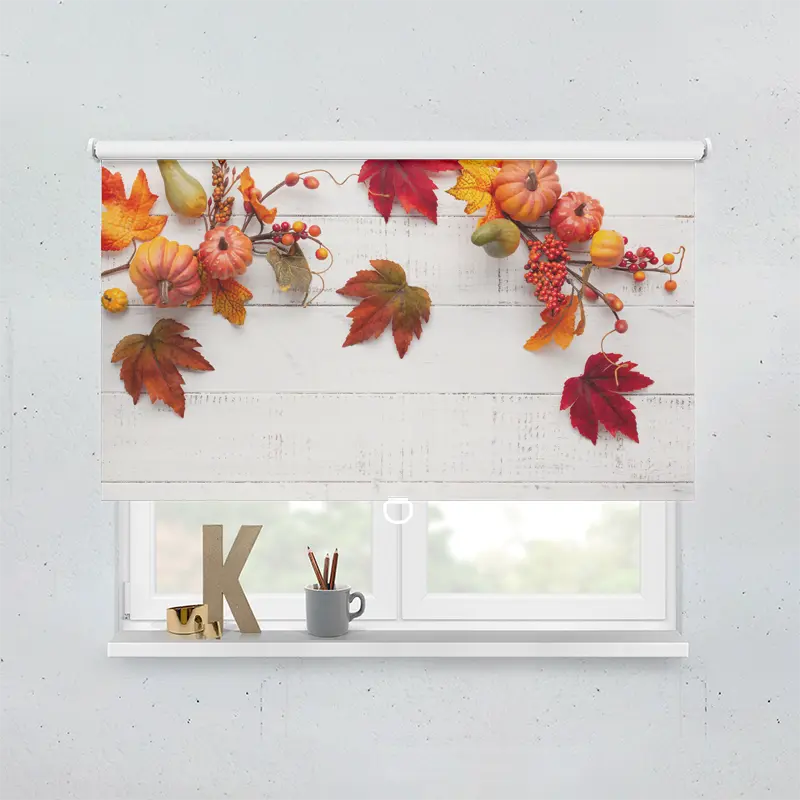 Spring Rollo Motiv Herbst Shabby Chic