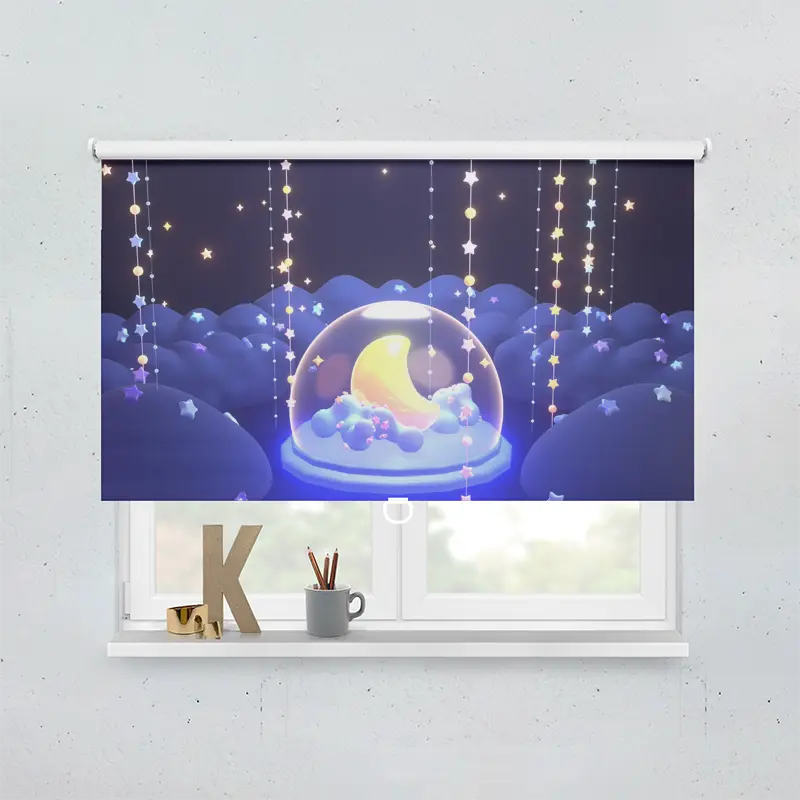 Spring Rollo Motiv Mond Und Sterne