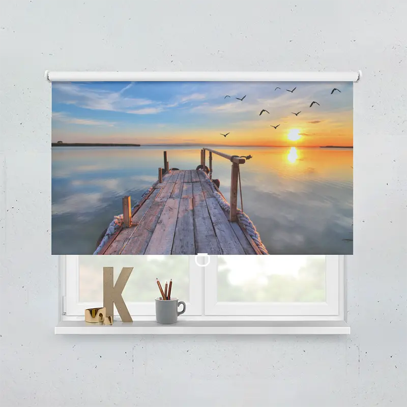 Spring Rollo Motiv See Mit Steg