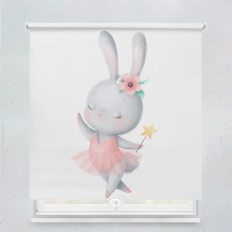 Springrollo Motiv "Hasenmaedchen Ballerina"