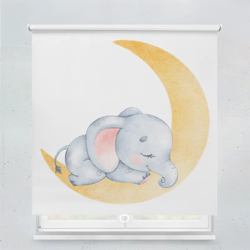 Spring Rollo Motiv Elefantenkind Mond