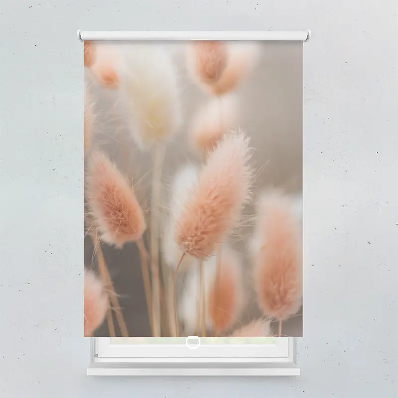 Spring Rollo Motiv Hasenschwanzgras Flauschig