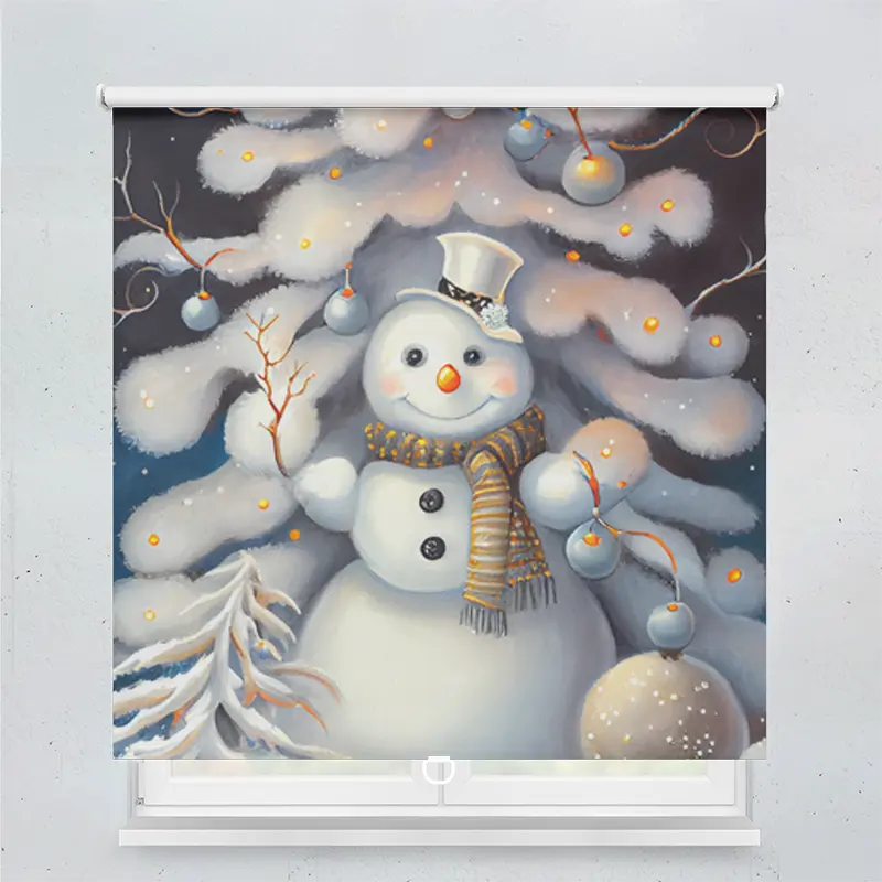 Spring Rollo Motiv Schneemann