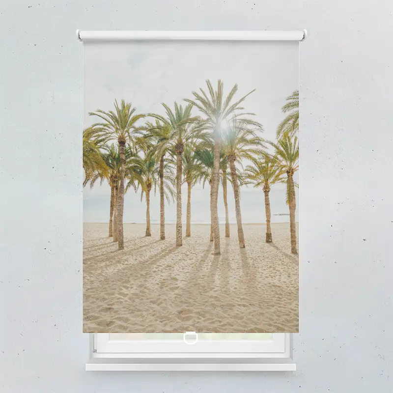 Spring Rollo Motiv Palmen Am Strand