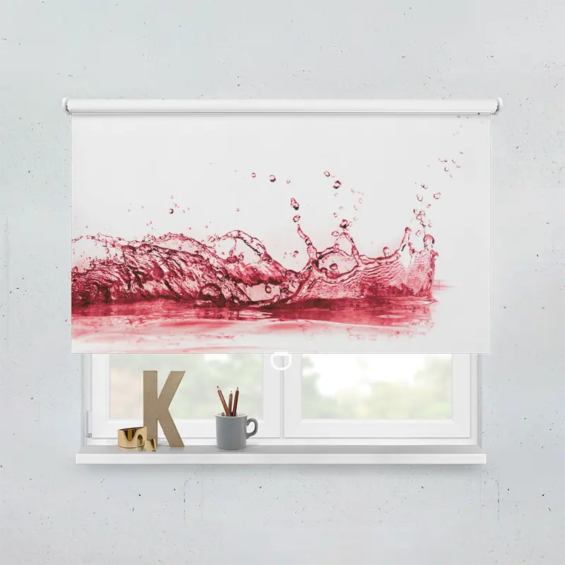 Spring Rollo Motiv Rotwein Splash