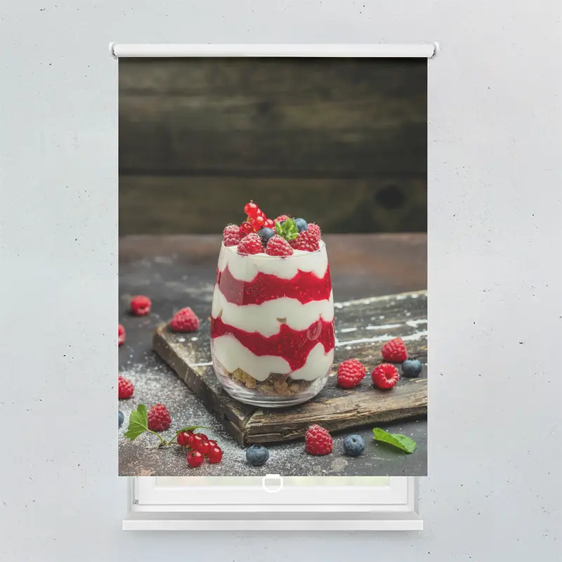 Spring Rollo Motiv Dessert Raspberry