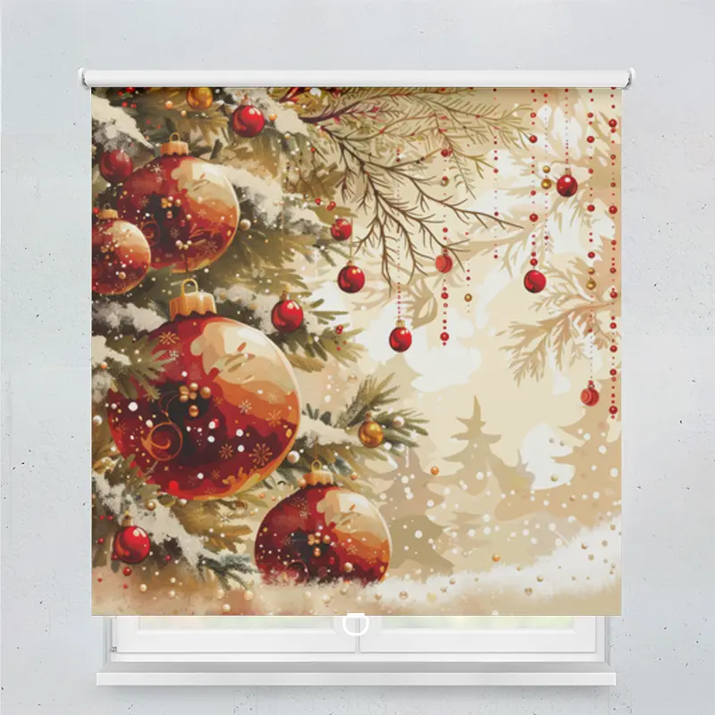 Spring Rollo Motiv Weihnachtskugeln