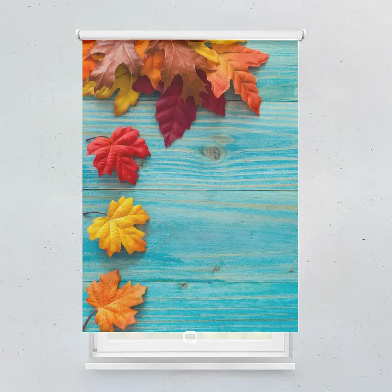 Spring Rollo Motiv Ahornblätter