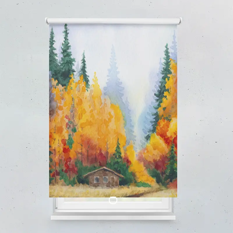 Spring Rollo Motiv Herbstmalerei