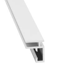 Weiße Form des Aluminium-Spannrahmens