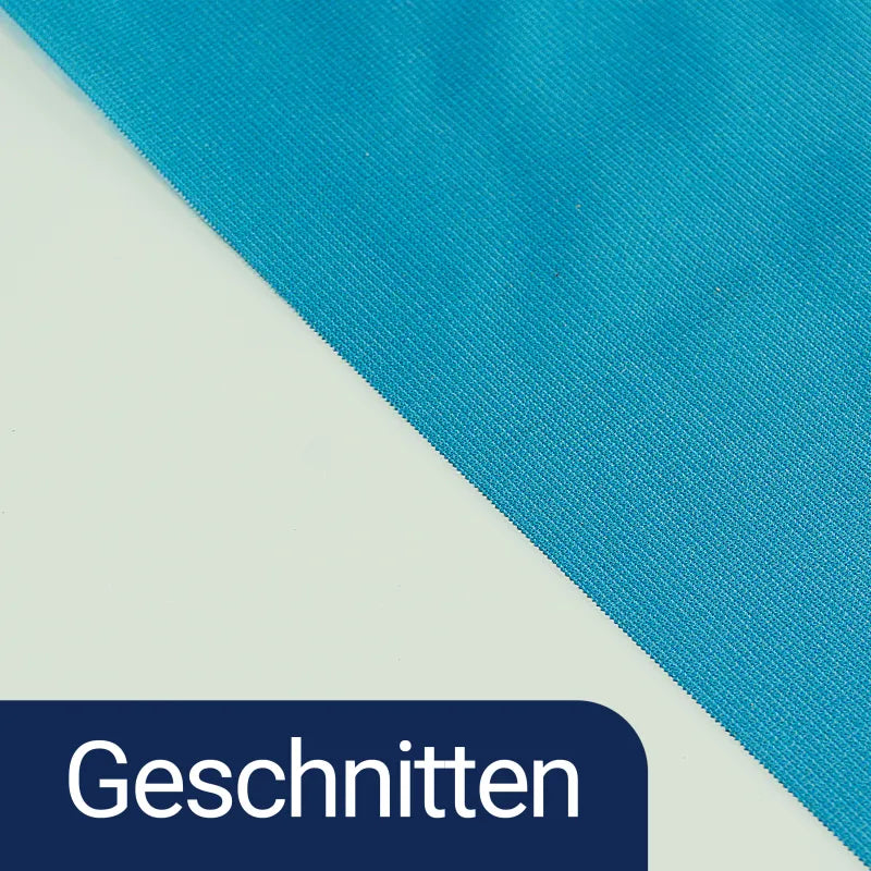 bedruckter Stoff mit geschnittenen Rand