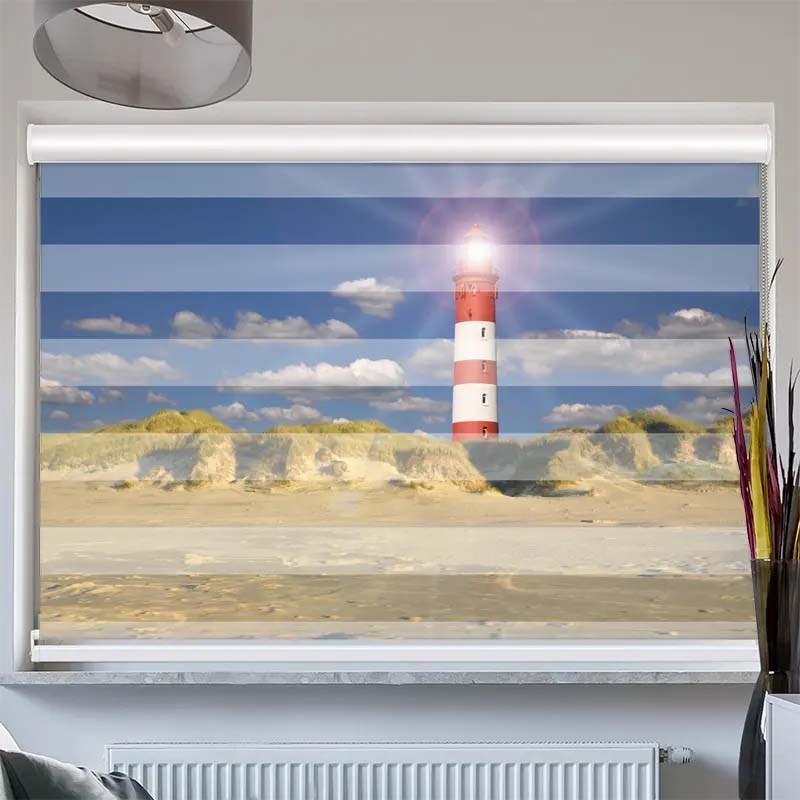 Doppelrollo mit Kassette Leuchtturm