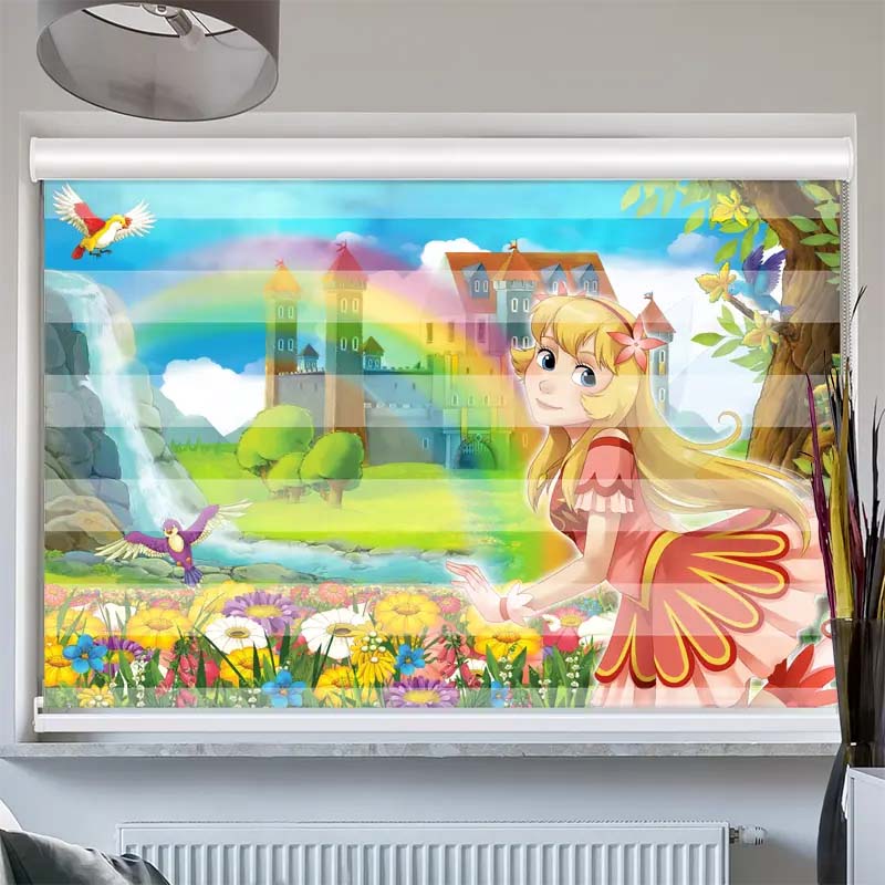 Doppelrollo mit Kassette Fee im Maerchenland