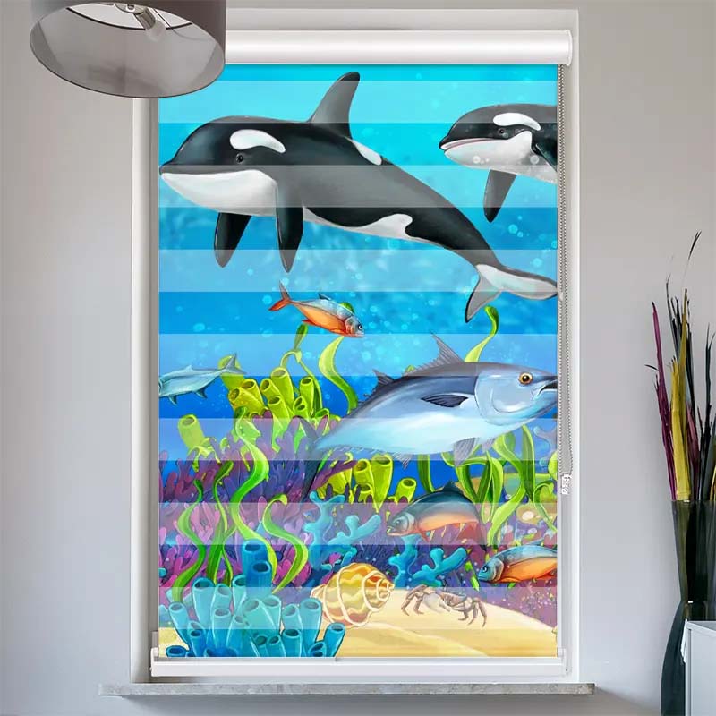 Doppelrollo mit Kassette Orcas