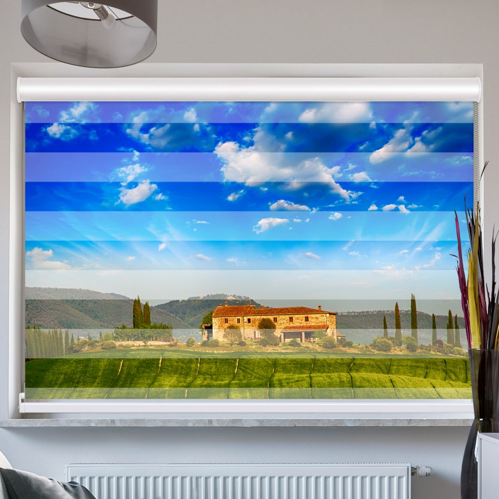 Doppelrollo mit Kassette Toskana