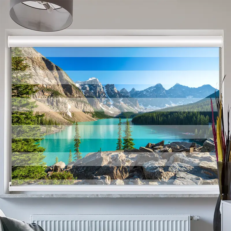 Doppelrollo Kassette Rocky Mountains Canada