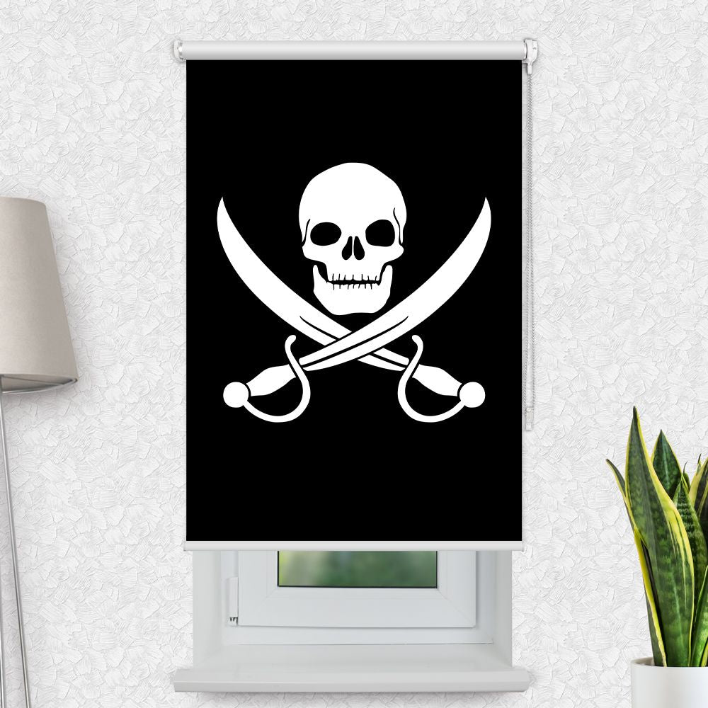 Fotorollo Totenkopf Saebel