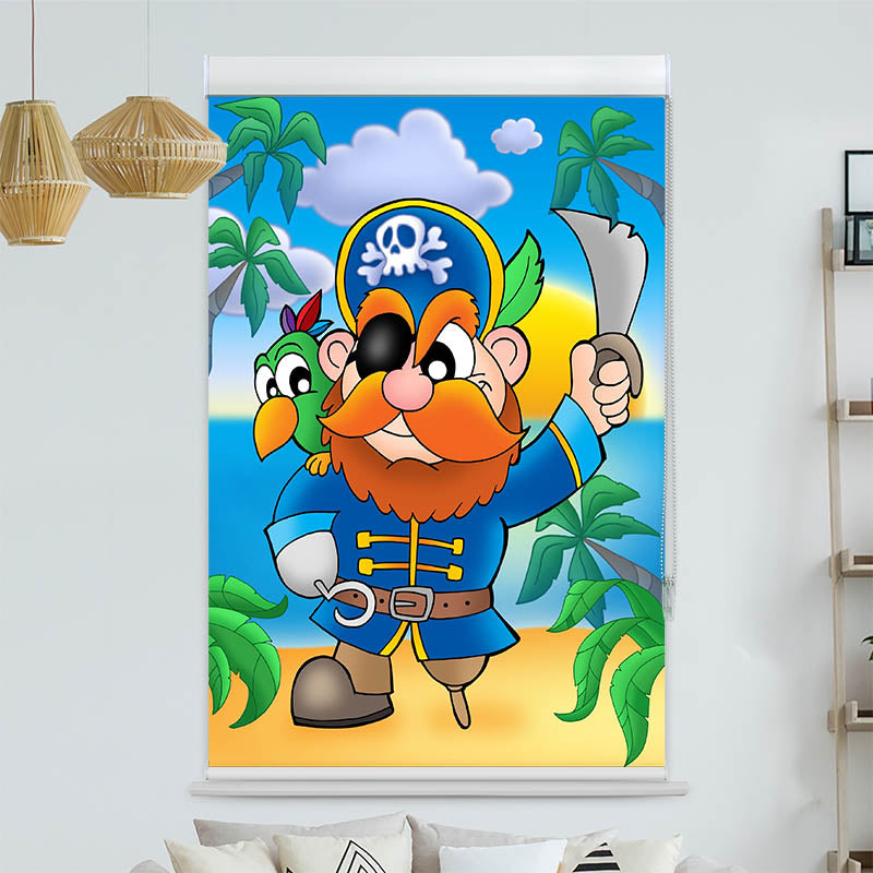 Kassettenrollo Motiv 'Pirat'