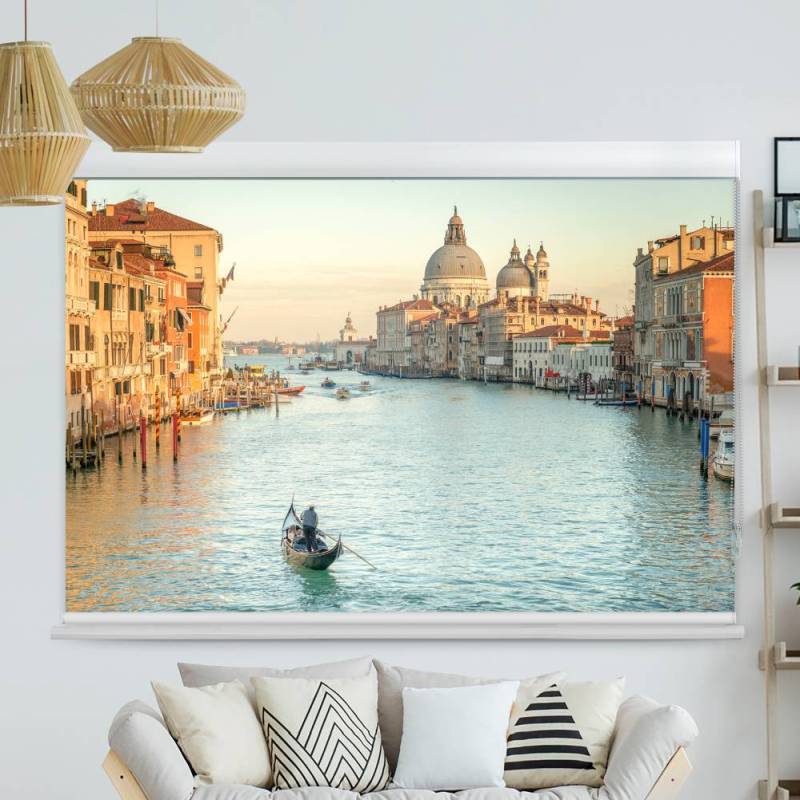 Kassettenrollo Motiv Venedig Canale Grande