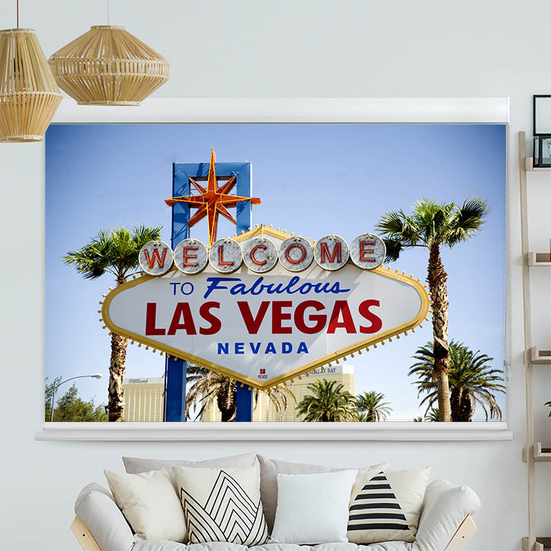 Kassettenrollo Motiv 'Las Vegas'