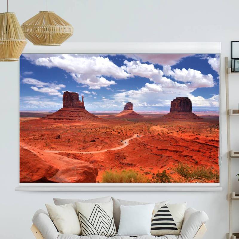 Kassettenrollo Motiv Monument Valley