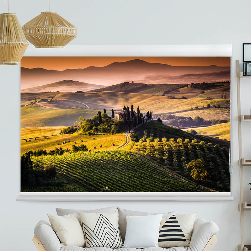Kassettenrollo Motiv 'Toskana'