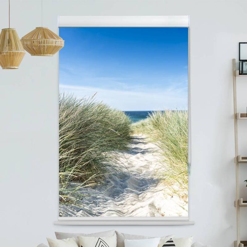 Kassettenrollo Motiv Duene Meer