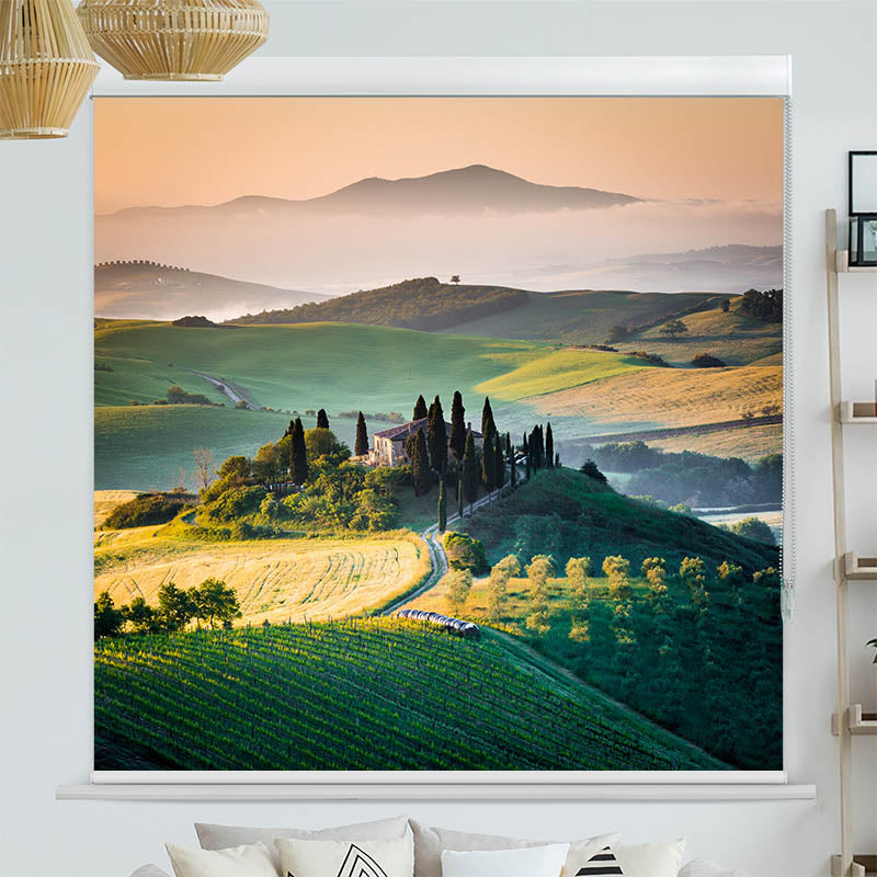 Kassettenrollo Motiv 'Toskana'