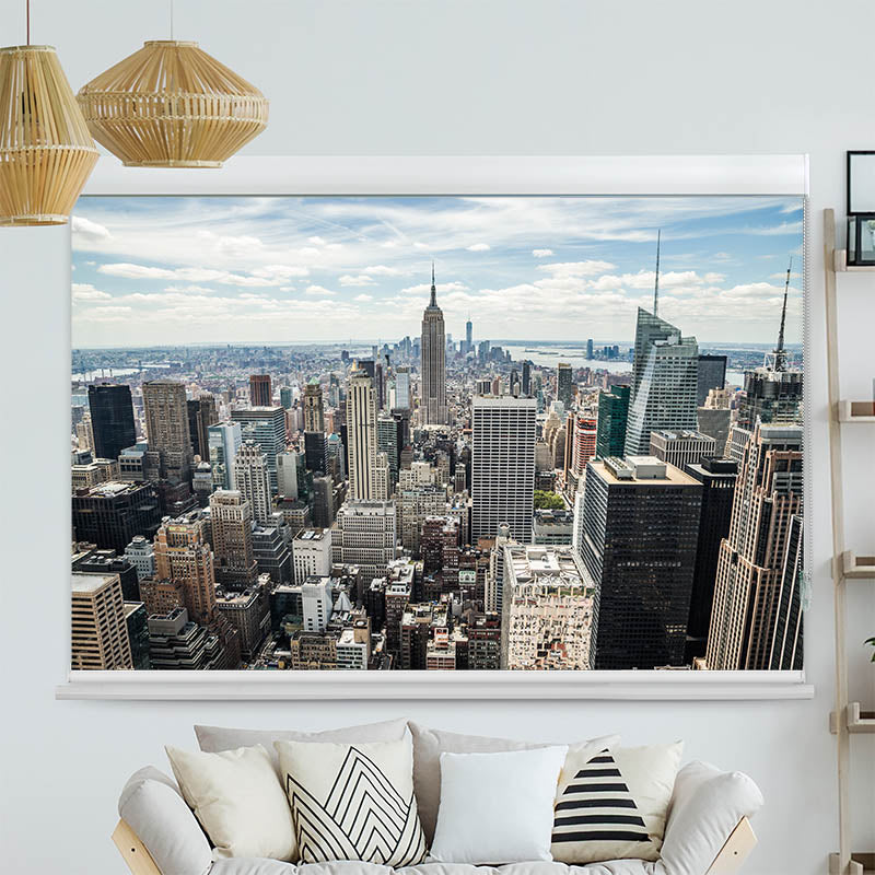 Kassettenrollo Motiv 'Manhattan Skyline'