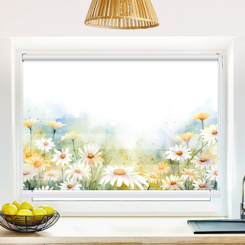 Fotorollo Gaensebluemchen Aquarell