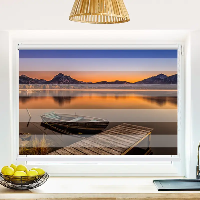 Klemm Doppelrollo Abendstimmung Am Hopfensee