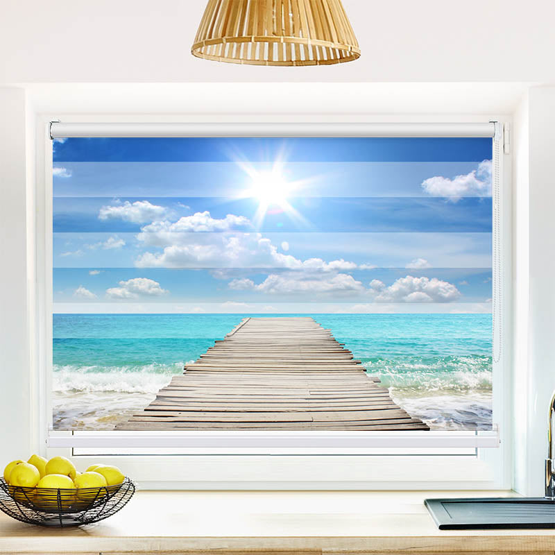 Fotorollo Steg ins Meer