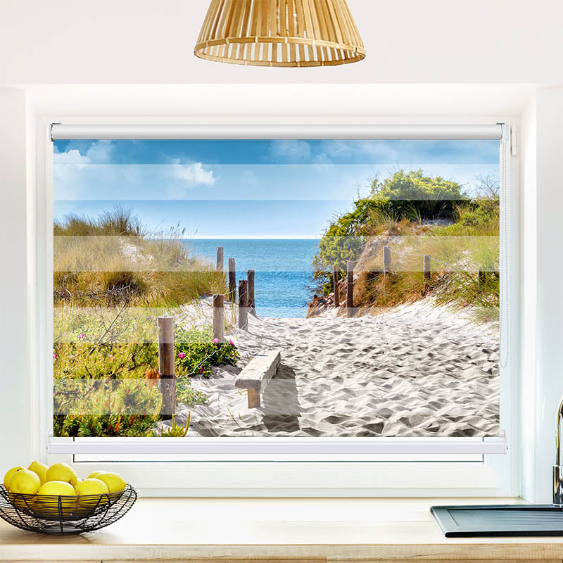 Fotorollo Weg zum Strand